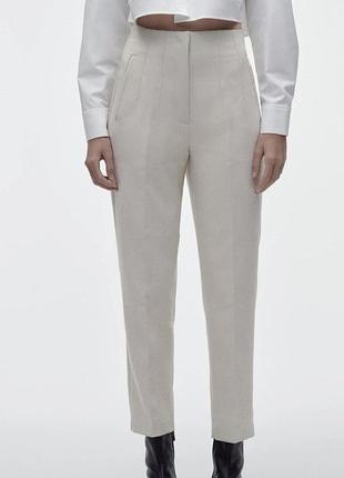 Базові стильні брюки zara, l