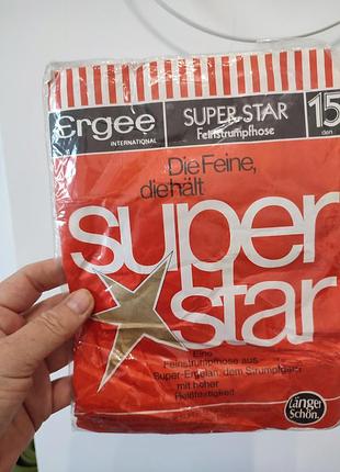 Вінтажні колготки ergee super star 15 щільністю 15 den.