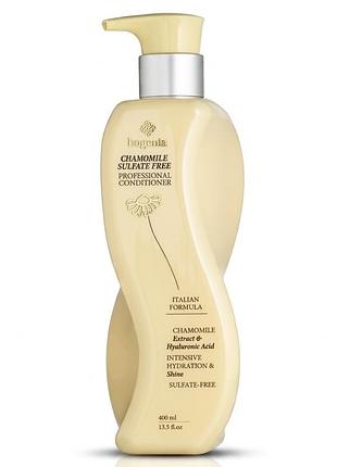 Безсульфатний кондиціонер для волосся з ромашкою bogenia chamomile professional 400 мл