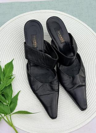 Мюлі босоніжки натуральна шкіра globus shoes 39р