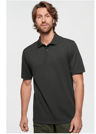 Классическая футболка поло, темный серый, uneek polo shirts. m