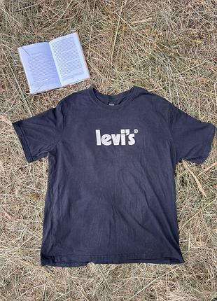 Футболка levi’s “relaxed fit logo” classic black tee