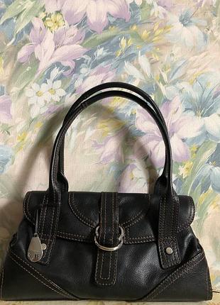 Шкіряна сумка tula leather / вінтажна сумка з натуральної шкіри