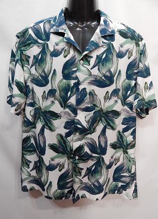Чоловіча легка сорочка з коротким рукавом resort shirt р.52 014kr
