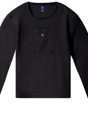 Лонгслив yeezy gap engineered by balenciaga long-sleeve second skin 'black' 719617-tmvq3-1000