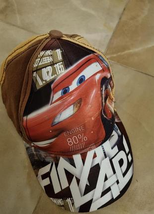 Кепка 🧢 бейсболка тачки disney pixar 4-6 років, 54 см