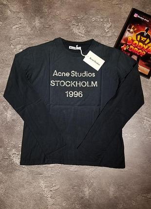 Лонгслів acne studios/longsleeve акне студіо/лонгслів унісекс