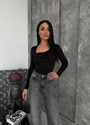 Стильный женский боди лонгслив