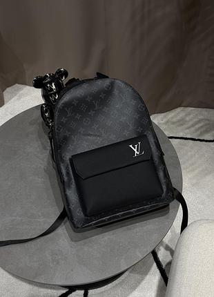 Рюкзак takeoff louis backpack monogram vuitton eclipse grey 2