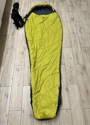 Спальний мішок millet baikal 750 reg r wild lime (стан нового)