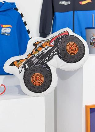 Подушка hot wheels декоративна подушка 50 см  * 34 см іграшка hot wheels..