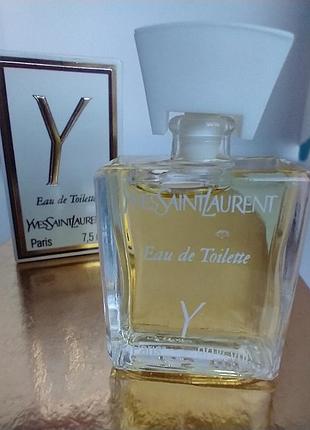 Y yves saint laurent винтаж миниатюра 7,5мл