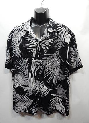 Чоловіча легка сорочка з коротким рукавом resort shirt р.50 032kr