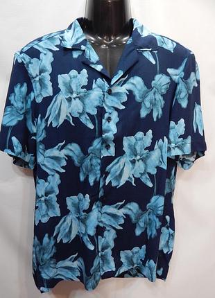 Чоловіча легка сорочка з коротким рукавом resort shirt р.50 033kr