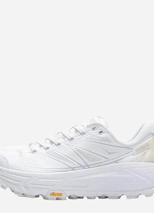 Чоловічі кросівки hoka one one mafate speed 2 у забарвленні white / lunar rock.розмір:48(31см); матеріал: тканина