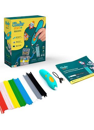 Дитяча 3d-ручка 3doodler start креатив (з набором із 72 стрижнів)