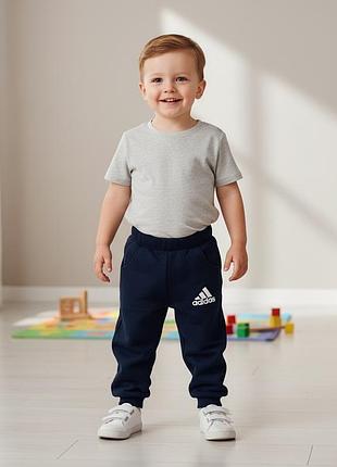 Дитячі штани кулір сині adidas, розмір 80–86