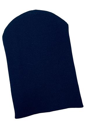 Шапка акрил one size синяя темная