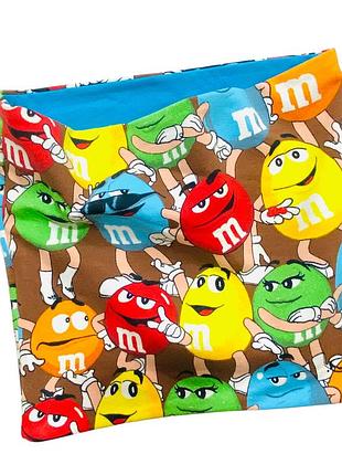 Снуд флис конфетки m&m размер 46-50