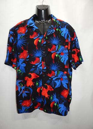 Чоловіча легка сорочка з коротким рукавом resort shirt р.54 037kr