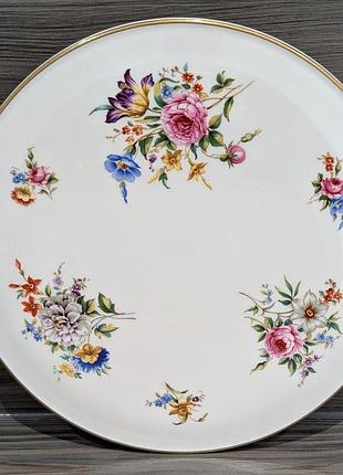Вінтажне сервірувальне блюдо royal worcester fine bone china england, 28,1 см , англійська порцеляна