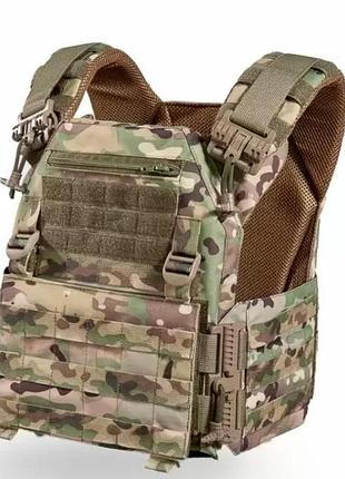 Плитоноска warmor gen. 3 с быстрым боковым и верхним сбросом мультикам ( плитоноска без плит)