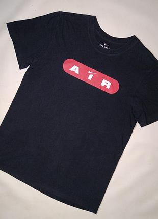 Чорна футболка nike tee air