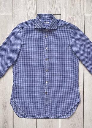 Чоловіча бавовняна сорочка kiton napoli made in italy size l