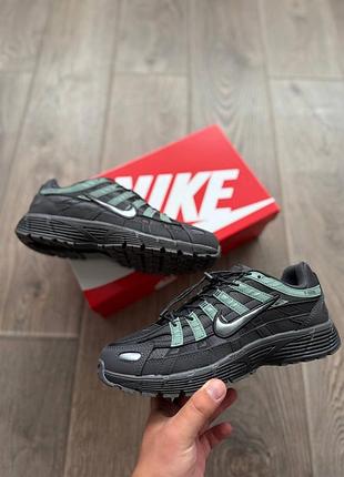 Nike p-6000 anthracite dark smoke grey clay green iron grey