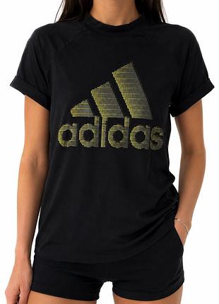 Футболка adidas logo black