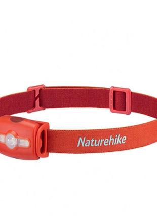 Фонарь налобный naturehike nh18t005-f, красный