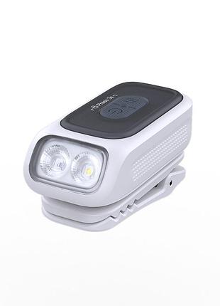 Фонарь с клипсой fenix e04r, белый