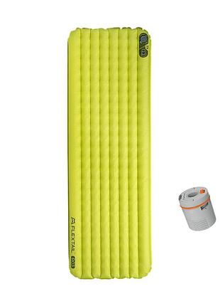 Килимок самонадувний flextail tiny slleeping pad, r03 avs, розмір l (196 х 65 х 7 см), зелений