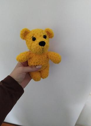 Іграшка плюшевий ведмедик ручної роботи2 фото