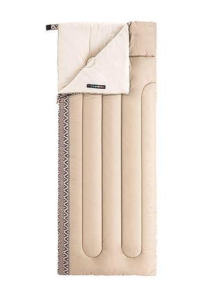 Спальный мешок naturehike l150 nh20msd05 левый, (13°c), бежевый