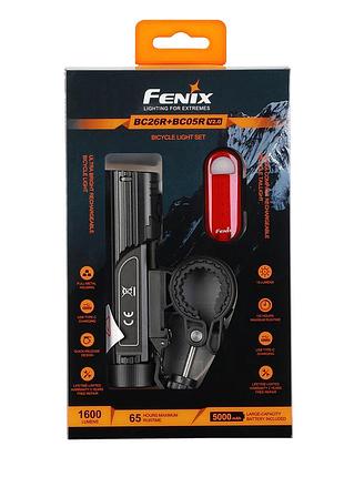 Комплект велофара fenix bc26r+bc05rv20