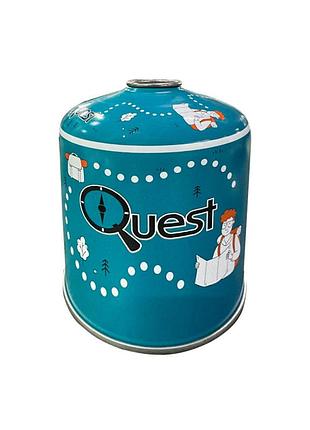 Газовий балон різьбовий бутановий quest, 450гр