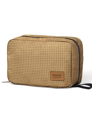 Косметичка naturehike nh20sn010, размер l, горчичная