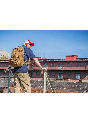 Рюкзак edc 21л helikon-tex backpack - nylon polyester blend - melange grey 5