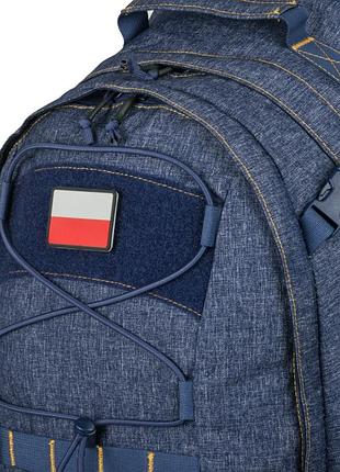 Рюкзак edc 21л helikon-tex backpack - nylon polyester blend - melange grey 7