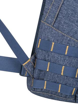 Рюкзак edc 21л helikon-tex backpack - nylon polyester blend - melange grey 8