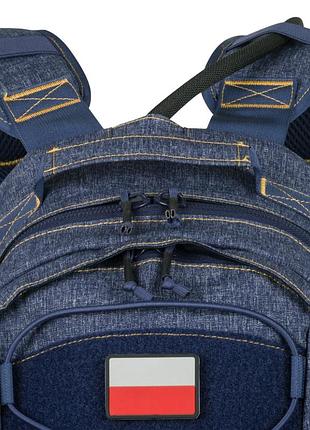 Рюкзак edc 21л helikon-tex backpack - nylon polyester blend - melange grey 10
