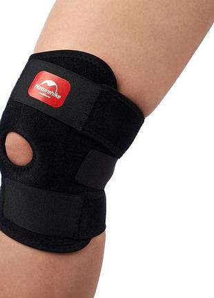 Бандаж на колено naturehike dura-light nh15a001-m, черный