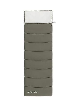 Спальник с капюшоном naturehike ld350 cnk2300sd016, темно зеленый