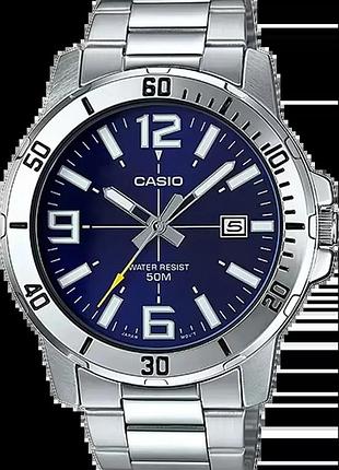 Мужские часы casio timeless collection mtp-vd01d-2b