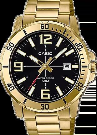 Годинник чоловічий casio timeless collection mtp-vd01g-1b