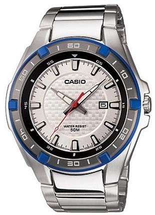 Годинник чоловічий casio timeless collection mtp-1306d-7a сталевий корпус бежевий циферблат