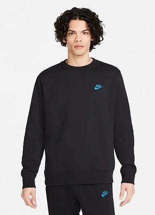Кофта чоловіча nike sportswear club black dq8383-011