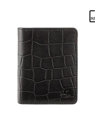 Гаманець чоловічий visconti cr91 caiman c rfid (black)