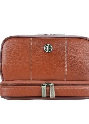 Шкіряний несесер hammonds flycatcher tc4003 tan (світло-коричневий)